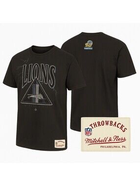 Detroit Lions Mitchell & Ness NFL Throwback T-Shirt Women’s Medium